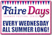 Faire Days Summer Festival Series 2015