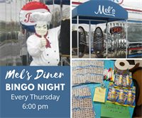 Bingo Night at Mel's Diner Every Thursday!