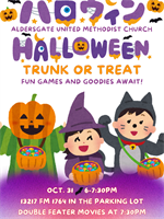 Aldersgate UMC Trunk or Treat