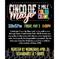 Cince De Mayo 2 Mile Color Crawl - West Chicago Park District