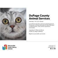 DuPage County Animal Services - What's for Dinner