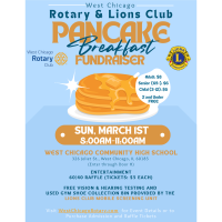 Rotary and Lions Club Pancake Breakfast Fundraiser