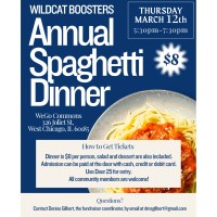 Wildcat Boosters Annual Spaghetti Dinner
