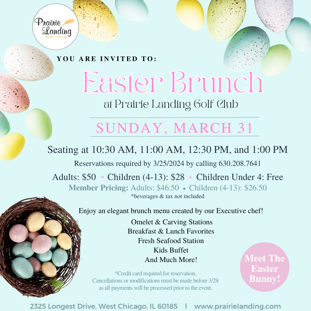 Easter Brunch at Prairie Landing Golf Club - Mar 31, 2024 - Western ...