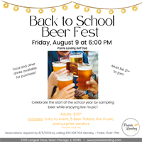 Back to School Beer Fest at Prairie Landing