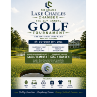 2026 -26th Greater Lake Charles Chamber Golf Tournament