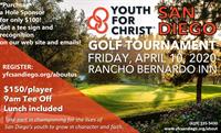 Youth For Christ San Diego Golf Tournament for a cause