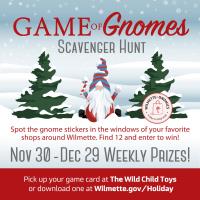 Game of Gnomes Scavenger Hunt