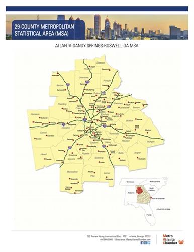 Atlanta–Sandy Springs–Roswell, GA Metropolitan Statistical Area (MSA)