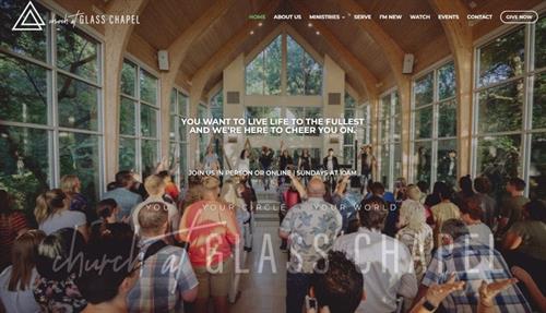 Website Design for Church at Glass Chapel