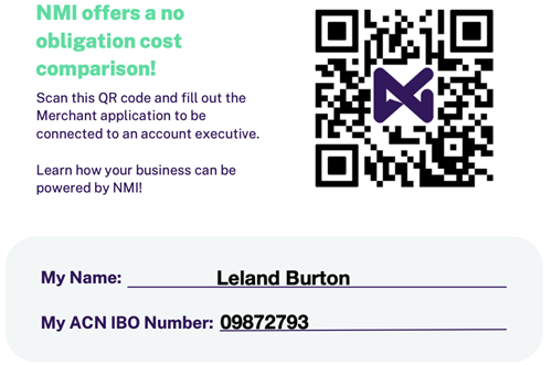 NMI Payment Processing: Scan the QR Code