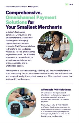 NMI Payment Processing for Micro Merchants