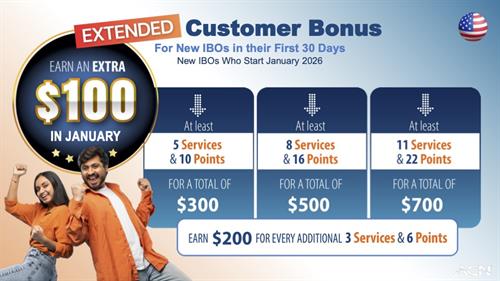 ACN Business Opportunity January 2026 Customer Bonus