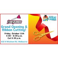 **CANCELED** 1-Tom-Plumber Grand Opening & Ribbon Cutting!