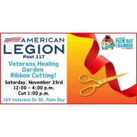 American Legion Post 117 - Veterans Healing Garden Ribbon Cutting!