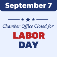 Chamber Office Closed for Labor Day