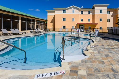 Accessible swimming pool on Promise main campus
