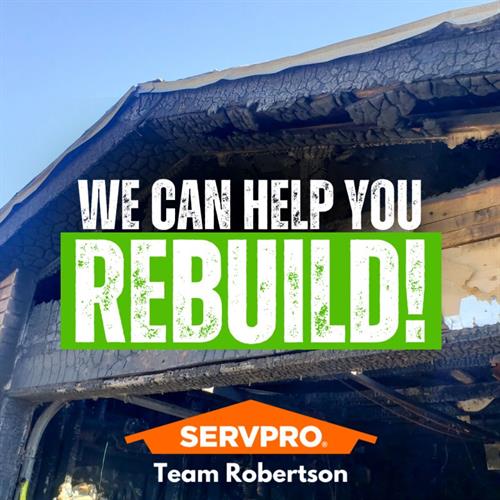 Fire Damage, Team Robertson is on the Way!