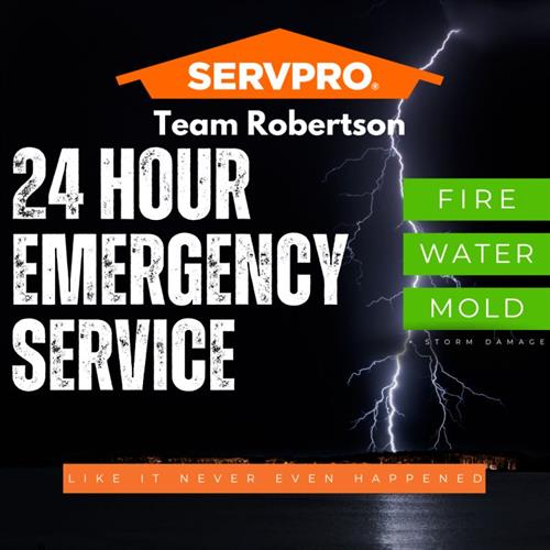 Need Help at 3 in the morning? SERVPRO is Here to Help!
