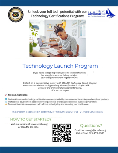 Technology Launch Program - Fostering digital equity on Florida's Space Coast.