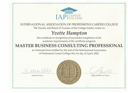 Certified Master Business Consulting Professional