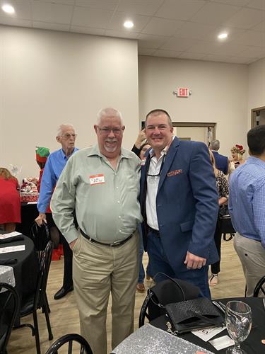Tom Fulmer and NDS President Joe Reilly 2023 Chamber Board Installation