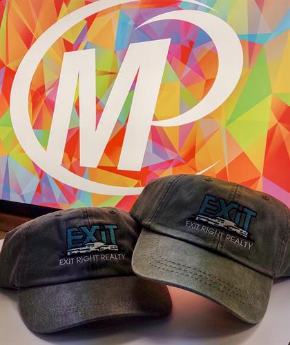 Embroidered hats and shirts available!