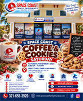 SPACE COAST COFFEE AND COOKIE SATURDAY