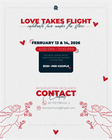 Love Takes Flight - Valentine's Day Weekend Specials