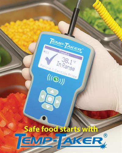 Safe Food Starts with Temp-Taker Safe Food Starts with Temp-Taker