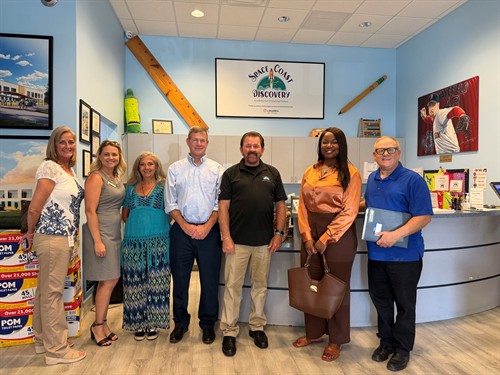 Brevard Prosperity Initiative Advisory Committee members visit Space Coast Discovery