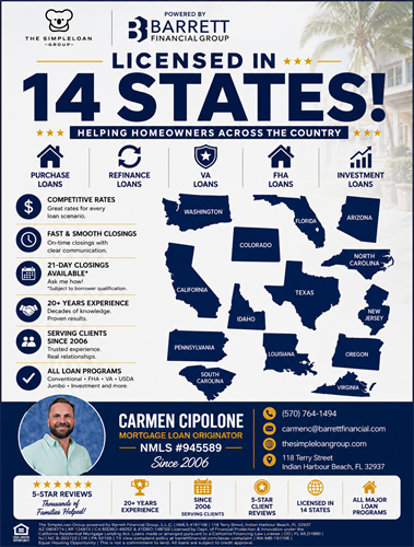 Helping Clients All Over The Country.  