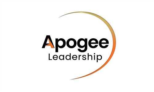 Apogee logo with black text