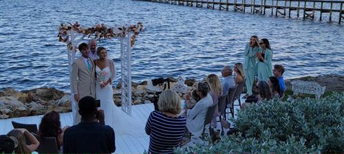 Ceremonies on our private beach