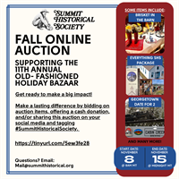 Summit Historical Society's Fall Online Auction