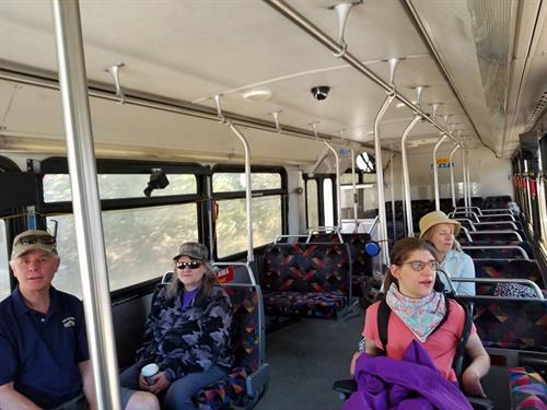Riding the Bus in Winter Park