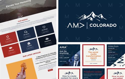AMA Colorado: Website Redesign, Instagram & Email Templates