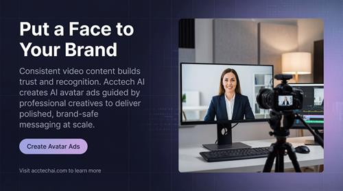 Professional AI-powered avatar videos guided by experienced creatives to deliver consistent, on-brand messaging at scale.
