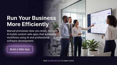 Custom web applications designed to streamline operations, automate workflows, and scale with your business.