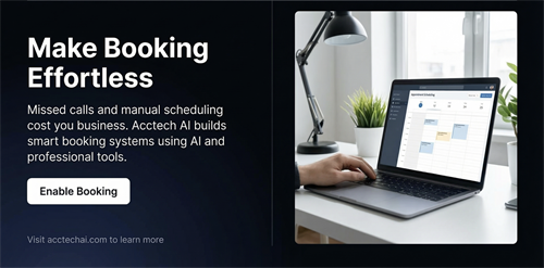 Smart booking solutions that simplify scheduling, reduce no-shows, and save time for both you and your customers.