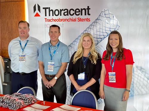 Thoracent 2021 Booth at AABIP conference in Baltimore