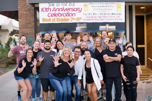 Celebrating 10 years at Lock & Dam Eatery