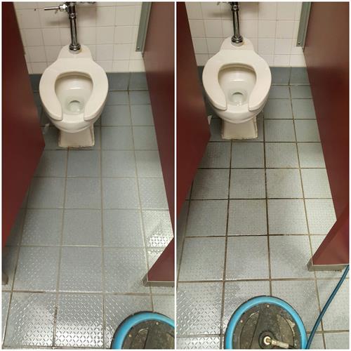 Tile & Grout - before / after