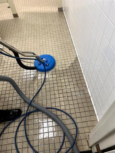 Tile & Grout - before / after