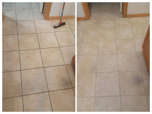 Tile & Grout - before / after