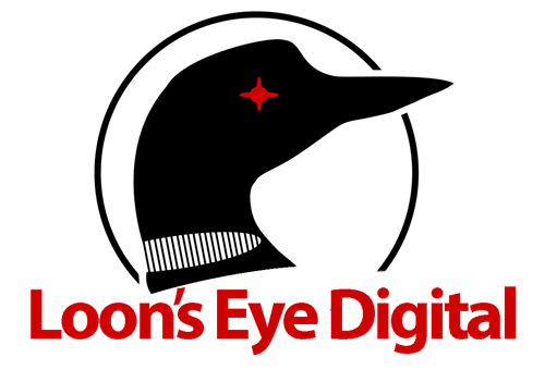 Loon's Eye Digital Logo Loon's Eye Digital Logo