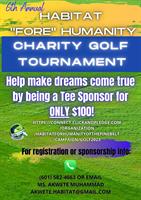 6th Annual Habitat "Fore" Humanity Charity Golf Tournamnet
