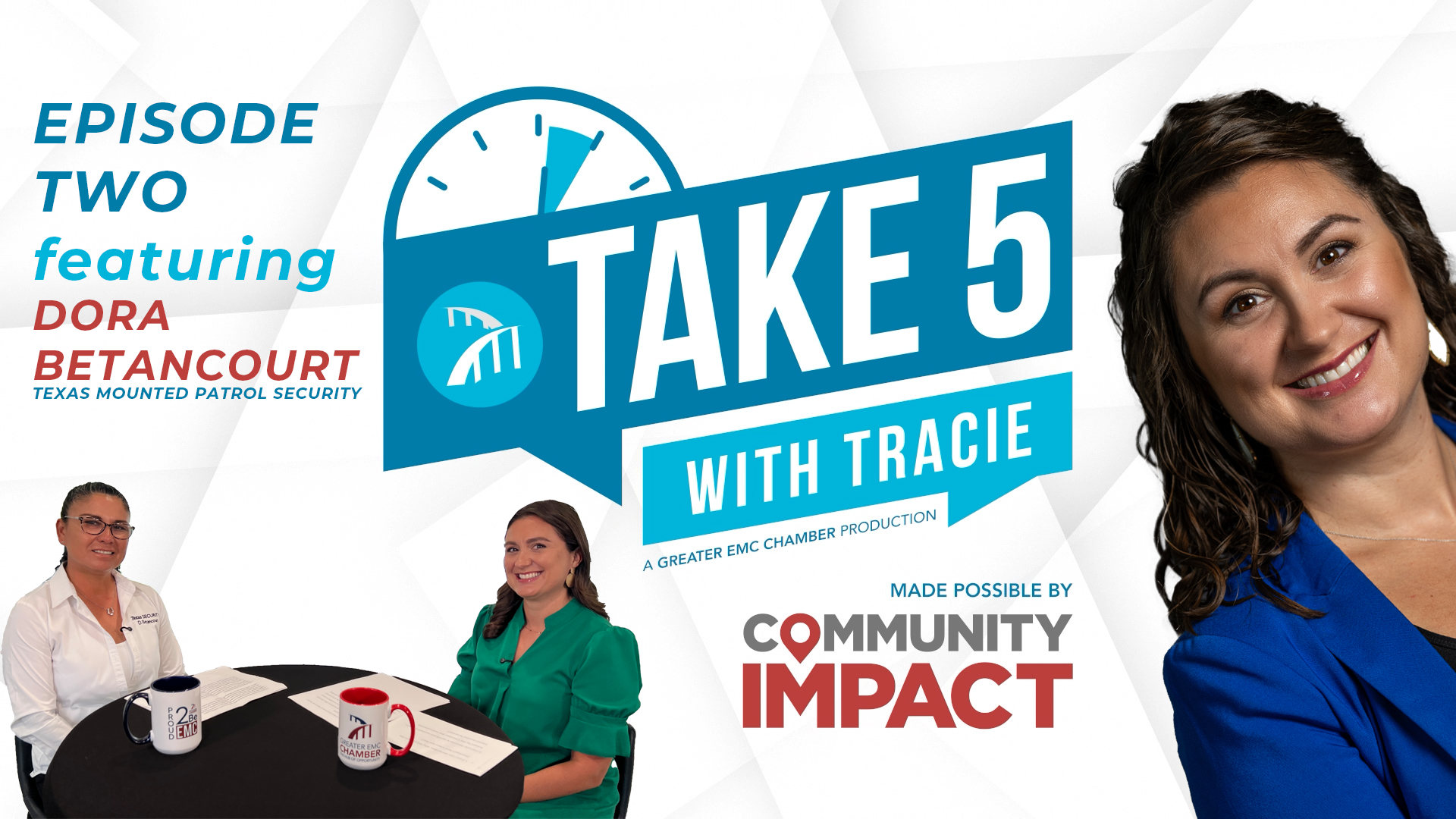 Image for Take 5 With Tracie featuring Dora Betancourt of Texas Mounted Patrol Security