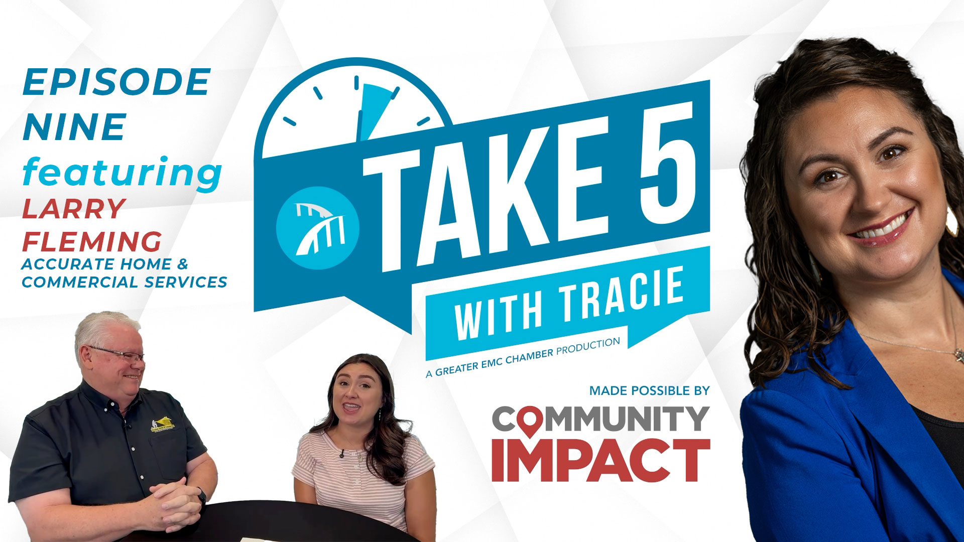 Image for Take 5 With Tracie featuring Larry Fleming of Accurate Home and Commercial Services
