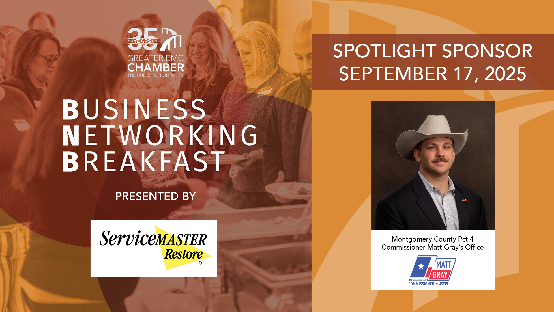 BNB Spotlight Sponsor - Commissioner Matt Gray